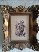 Juliusz Kossak - Ślub Husarski - drzeworyt - 1857