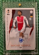 Topps match attax 23/24 Genuine autograph Devyne Rensch