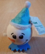 Nakręcany bałwanek dekoracja świąteczna wys. 8cm Nowy