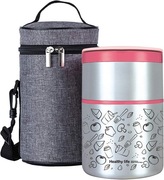 Termos obiadowy 3-warstwowy ze stalą nierdzewną + torba