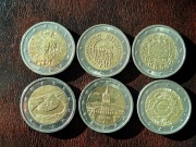 Zestaw monet 2 euro okolicznościowe