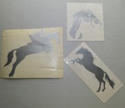 Naklejki z końmi zestaw 3