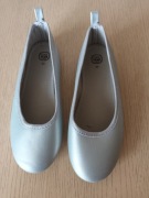 Baleriny nowe srebrne cool club 33