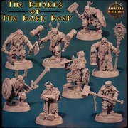 Zestaw figurek Dungeon & Dragons krasnoludy