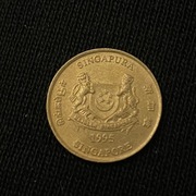 5 centów Singapur 1995 moneta