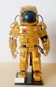 Klocki złoty astronauta 990 elementów kosmiczne złote
