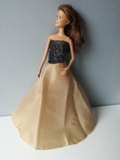 Ubranka dla lalki Barbie - Suknia kwiat