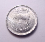 Nepal 5 paisa 1967 ŁADNA! RZADKA!