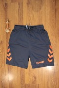 Spodenki Hummel r. 176 cm 16 yr poliestrowe sportowe szare