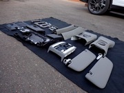 Zestaw podsufitki Porsche Panamera 970 Słupek A B Lampki Osłony Rączki Inne