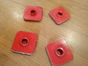 UNITRA ZRK amplituner AT 9100 9010 9115 wklejka wlepka BASS tony niskie 