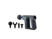 PISTOLET DO MASAŻU FASCIAL GUN MASAŻER DO CIAŁA, PLECÓW, STÓP, 4 KOŃCÓWKI
