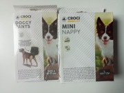 Majtki dla psa na cieczkę i wkładki hig.15szt rozmiar L 