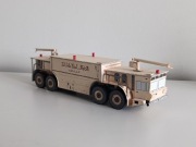 Oshkosh P-15 Fire truck Airport model kartonowy straż pożarna wóz