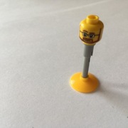 LEGO głowa z okularami i brodą 3626bpb0267