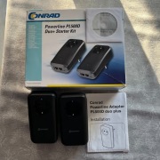 CONRAD Transmiter sieciowy Adapter Powerline Duo+ Starter Kit PL5000