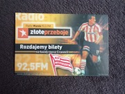 RADIO WANDA ZŁOTE PRZEBOJE ROZDAJE BILETY NA MECZ CRACOVIA REKLAMA