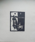 Jerzy Dudą Gracz - Żyd z kozą- Judaika