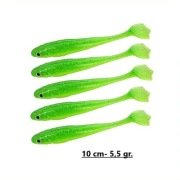 Miękkie przynęty wędkarskie - Gumy- 5 szt. 10 cm- 5,5 gr. 