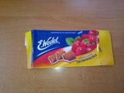 Wedel czekolada mleczna truskawkowa 2005 puste opakowanie