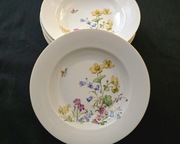 Talerze obiadowe głębokie  6 szt syg. 1937-54 r Kahla prl retro vintage 