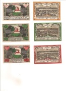Notgeldy:Ortelsburg(Szczytno) 3 notgeldy:  50 pf., 75 pf. 1 mark