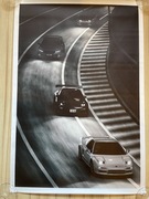 Plakat samochodowy / wydruk na płótnie / 30 cm x 40 cm / nowy