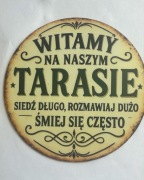 Tabliczka zawieszka do domu, do ogrodu