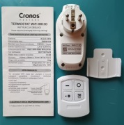Inteligentny Termostat Wi-Fi z pilotem + instrukcja. 