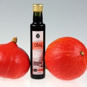 Olej z pestek dyni, tłoczony na zimno, nierafinowany, 250ml