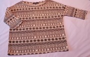 Bluzka Reserved cielesno czarna S/M