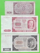 Zestaw banknotów - 1949 r