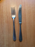 Sztućce (nóż + widelec) zestawy po 12 par