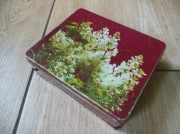 Pudełko metalowe Drogeria Elida perfumy PRL