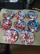 Podstawki drewniane pod szklanki. 8szt.