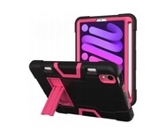 Etui Obudowa Pokrowiec na Tablet iPad Mini 6 8.3" Pancerny Czarny Róż