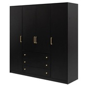 Szafa RETRO D4 | Czarny