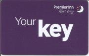 karta klucz hotelowy Premier Inn - Londyn