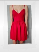 Sukienka czerwona mini S cinamoon