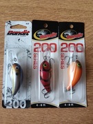 Woblery typu baryłka Bandit series 200 3 sztuki 