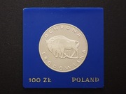 100 ZŁOTYCH OCHRONA ŚRODOWISKA - ŻUBR 1977