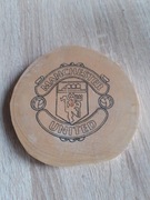 Manchester United. Podkładka pod kubek naturalne drzewo 