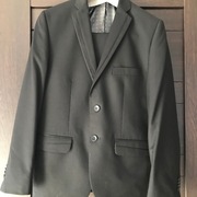 Garnitur czarny z lamówką