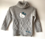 Sweter Hello Kitty szary rozm. 110 Stan idealny