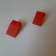 Lego 3298 czerwony Slope 33° 3 x 2