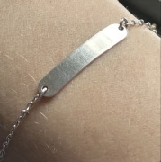 Warmet Biamet srebro 800 długość 19,8 delikatna bransoletka Punce zachowane