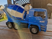 model, zabawka, Man TGA betoniarka. niebieska Bruder