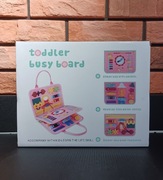 Tablica Manipulacyjna Książeczka Sensoryczna Zegar Rozwój Motoryki