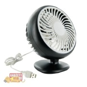 USB wiatrak wiatraczek wentylator w stylu retro, z włącznikiem on/off