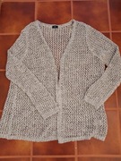 Sweter oversize o wzorze szydełkowym roz 50